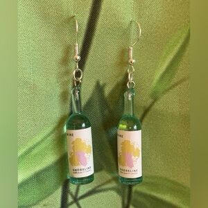 !!HANDMADE WINE BOTTLE EARRINGS!!